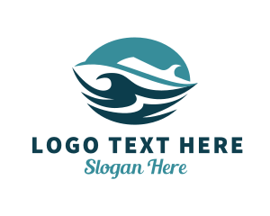 Ocean Cruise Ship Waves logo