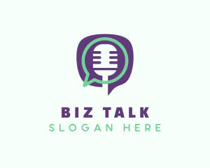 Podcast Talk Radio logo design