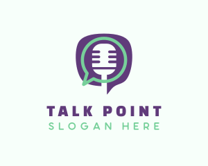 Podcast Talk Radio logo design