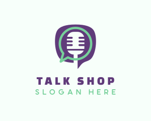 Podcast Talk Radio logo design