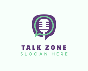 Podcast Talk Radio logo design