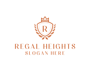 Royal Crown Shield logo design