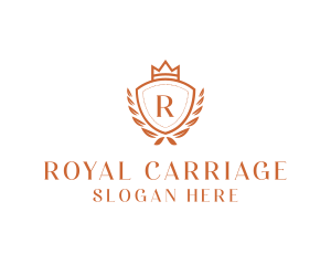 Royal Crown Shield logo design