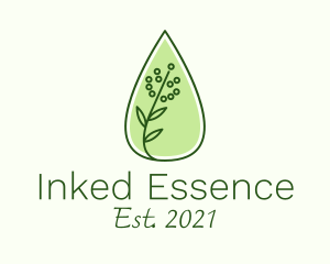 Organic Essential Oil logo design