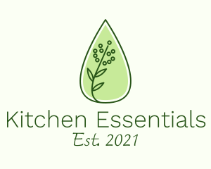 Organic Essential Oil logo design