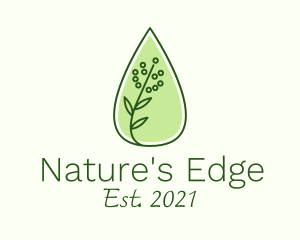 Organic Essential Oil logo design