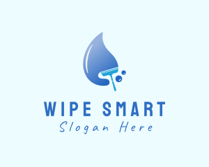 Cleaning Wiper Droplet logo