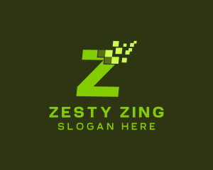 Digital Marketing Letter Z logo design