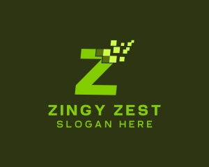 Digital Marketing Letter Z logo design