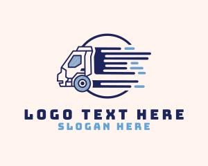 Delivery Truck Fast Logo