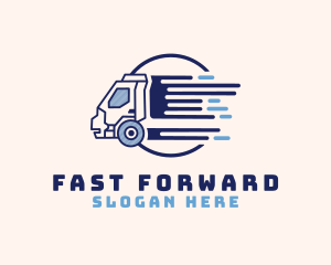 Delivery Truck Fast logo design