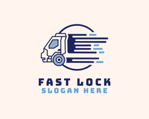 Delivery Truck Fast logo design