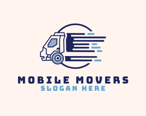 Delivery Truck Fast logo design