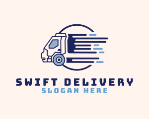 Delivery Truck Fast logo design