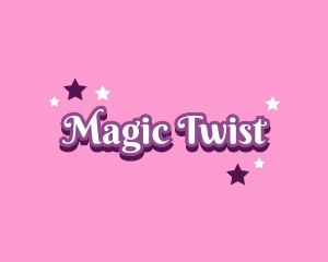 Magical Princess Text logo design