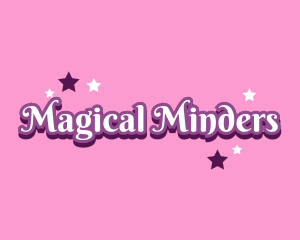 Magical Princess Text logo design