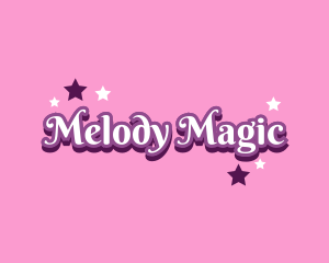 Magical Princess Text logo design