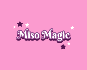 Magical Princess Text logo design