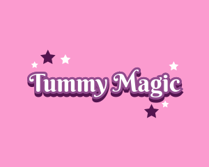 Magical Princess Text logo design