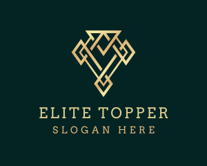 Golden Luxury Diamond logo design