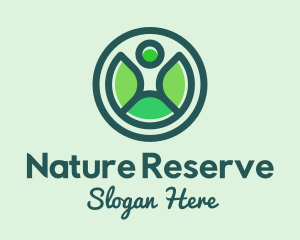 Nature Human Leaf logo design