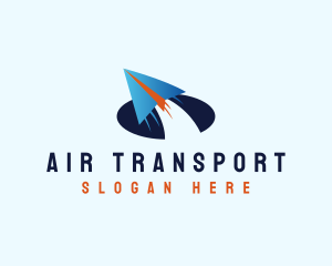 Plane Logistics Flight logo design