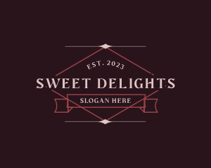 Sweets Desserts Store logo design