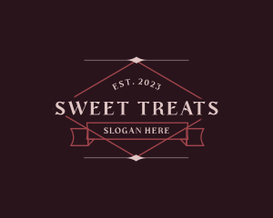 Sweets Desserts Store logo design