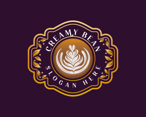 Luxury Coffee Latte logo design