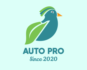 Eco Leaf Bird logo