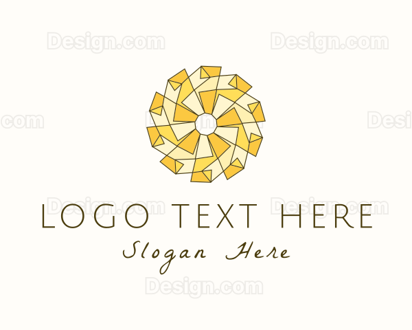 Geometric Modern Sun Logo