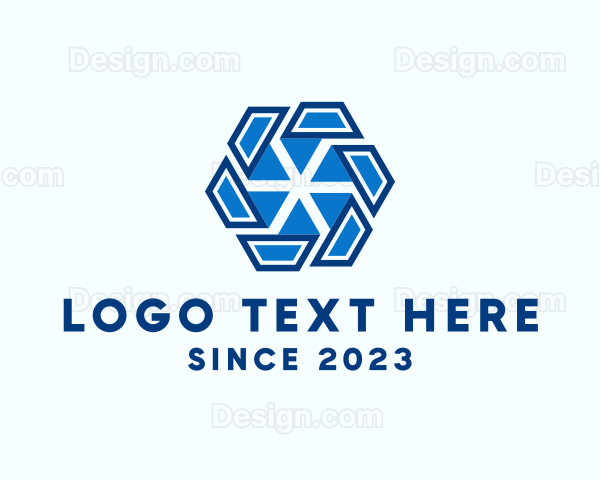 Cyber Tech Hexagon Logo