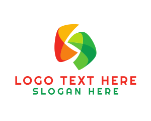 Tropical Modern Letter S  logo