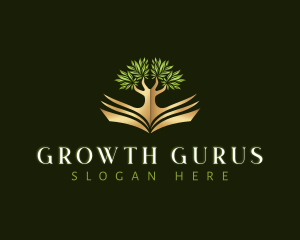 Plant Tree Book logo design