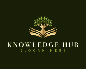 Plant Tree Book logo design