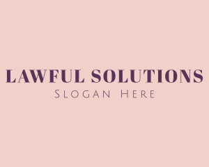 Elegant Legal Business logo