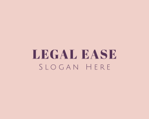 Elegant Legal Business logo