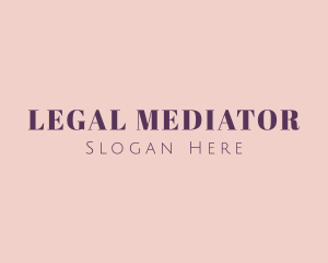 Elegant Legal Business logo design