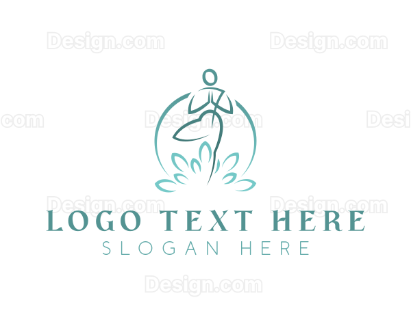 Yoga Meditation Zen Logo