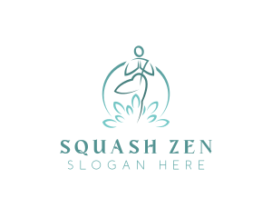 Yoga Meditation Zen logo design