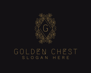 Gold Floral Ornament logo design