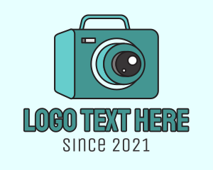 Teal Camera Bag logo