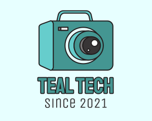 Teal Camera Bag logo