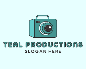 Teal Camera Bag logo