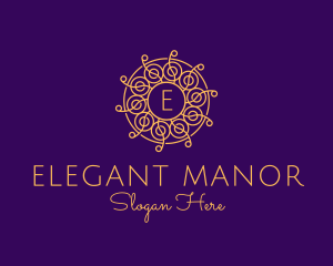 Mandala Ornament Jewelry Boutique logo design