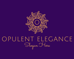 Mandala Ornament Jewelry Boutique logo design