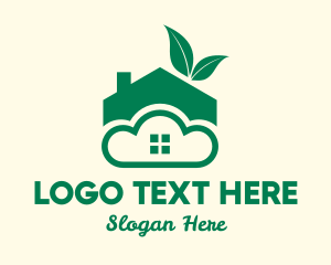 Eco Friendly Cloud Home logo