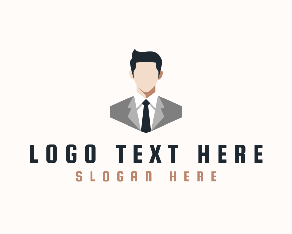 Corporate Man Suit Tie logo