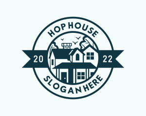 Property House Roof logo design