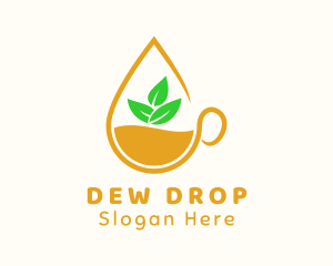 Lemon Tea Drink logo design